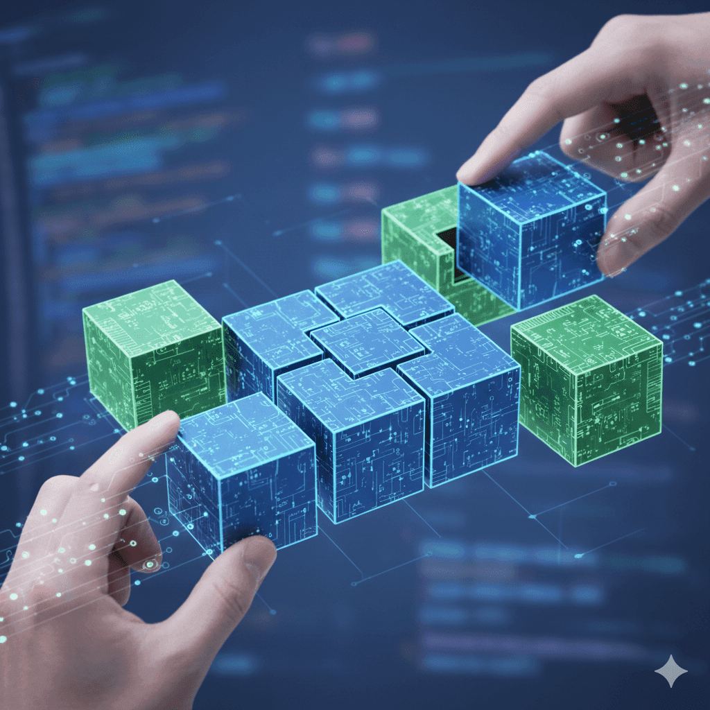 Framework diagram for reusable component strategy